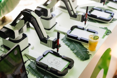 Publix presented an activation where attendees posed for a photo and were then sketched by an AI drawing tool.