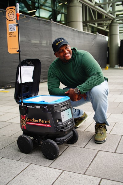 Cracker Barrel Cheese’s Food Delivery Robots