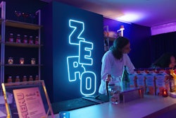 The door to the speakeasy resembled a fridge.