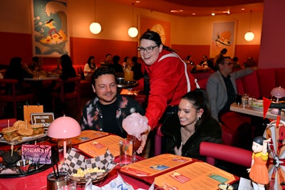 Invited guests, including members of the media and several Netflix personalities, enjoyed a first look of the new restaurant before it officially opened to guests on Feb. 11.
