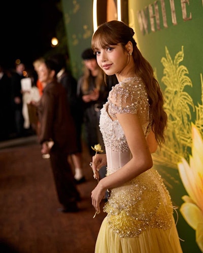 Other attendees included Lisa, the Thai singer from the K-pop group Blackpink, who made her acting debut in season three.