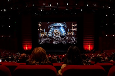 The live broadcast of the Oscars was streamed in the museum’s David Geffen Theater, and guests left with a parting gift bag of exclusive Oscars-themed merchandise from the Academy Museum Store.