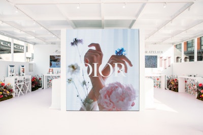 In 2021 at the tail end of New York Fashion Week, AGENC produced a floral-packed activation for Dior Beauty's new perfume. The five-day experience offered shoppable beauty stations, a Miss Dior cafe serving branded lattes, and an immersive flower installation designed by floral designer Lewis Miller. The highly stylized interior featured a floor-to-ceiling video wall, makeup and perfume experiences, and custom bouquet-making. See more: See Inside the Dior Beauty Pop-Up That Went Viral During NYFW