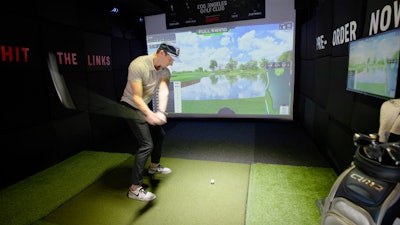 Cosm’s broadcast included never-before-utilized camera positions at the 16th, 17th, and 18th holes. Additionally, TGL’s Los Angeles Golf Club was on site in LA with its mobile Dryvebox simulator, giving attendees the opportunity to play the Island Green—the nickname for the 17th hole—at TPC Sawgrass. The experiences also included food and beverage options and merchandise sold on site. Both Cosm venues also had mobile gaming stations where fans had the chance to play PGA TOUR 2K25.