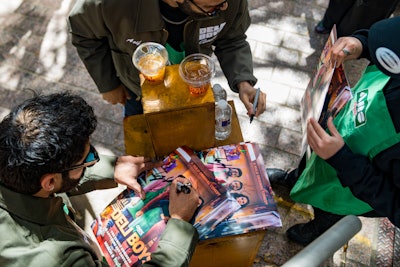 Show stars Asif Ali and Saagar Shaikh also dropped by to sign pictures and greet fans. The brand experience team at Allied Global Marketing produced the activation, with collateral support from Onyx Collective and 20th Television. The full Deli Boys tour includes stops in New York and Chicago.