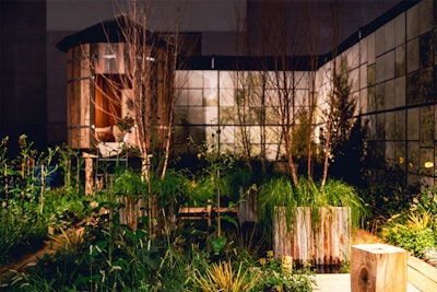 Pearsoll also cites this exhibit by Susan Cohan Gardens as another major crowd-pleaser. It featured water and a reclaimed water tower from New York City. 'The whole garden appeared to be situated in a postindustrial marshland kind of setting,' Pearsoll says. 'It featured really interesting plant material and great use of water.'