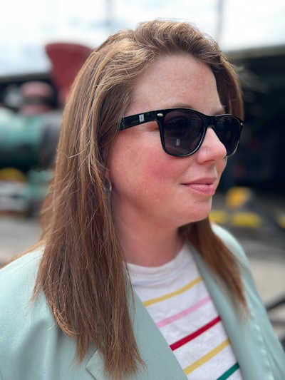 When Muller was creating promotional gifts for her clients, she opted for something practical—sunglasses—with a small logo that didn't feel like what she calls a 'walking advertisement.'