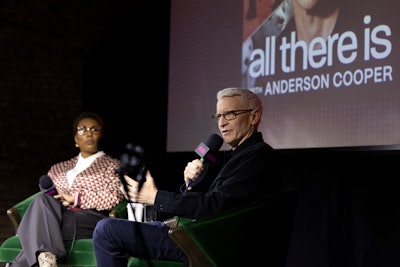 This year's lineup boasted a slew of celebs, including CNN anchor Anderson Cooper (pictured), actor Penn Badgley, and comedian Seth Meyers. Naturally, all of them also host their own podcasts.