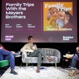 On Air Fest 2025 took place Feb. 19-21 across four venues in Brooklyn. Here, Seth Meyers' session on risk-taking doubled as a live taping of his hit podcast, Family Trips with the Meyers Brothers.