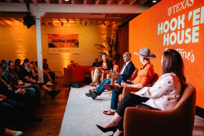“The themes that guide the conference guide the university, and we were thrilled to integrate Longhorn pride into such an important event for our city,” said Courtney Young, the university's chief experience officer.