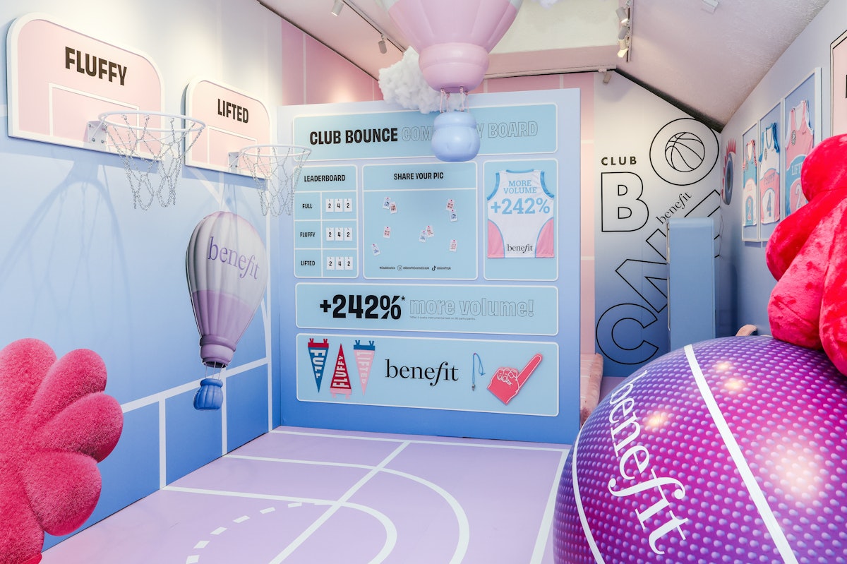 Inside Benefit Cosmetics' Basketball-Themed Mascara Launch