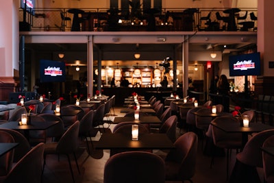 The event drew 250 All-Star Weekend VIPs to Saint Joseph’s Arts Society in San Francisco.