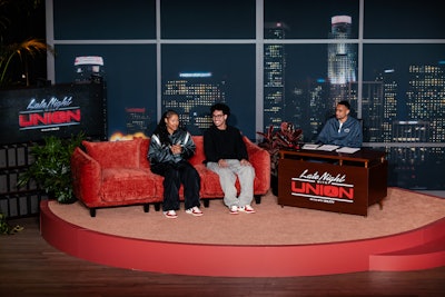 'Each interview guest brought their own unique vibe to their conversations with Speedy, starting with how they entered,' said Curtis. 'Maya Moore set the tone as a legend, Jackson Wang’s energy was all over the stage, while LaRussell’s Bay Area pride shined as a highlight of how one format brings together many forms of individuality.'