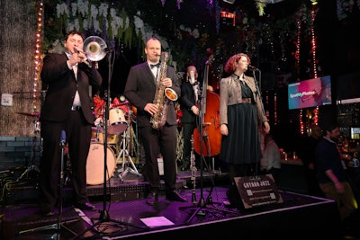 Somewhere Nowhere and its partner Prohibition Productions put its recurring live jazz nights on display for Connect attendees.