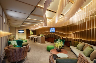 Event Eleven worked with Square LA on fabrication, Images by Lighting on lighting, Tashman on AV, and Primo XL on carpet.