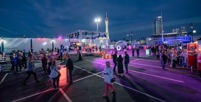 'We had over 500,000 people step foot in our venue,' says Abelson.