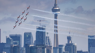 Mahoney and her team manage PR for the Canadian International Air Show.