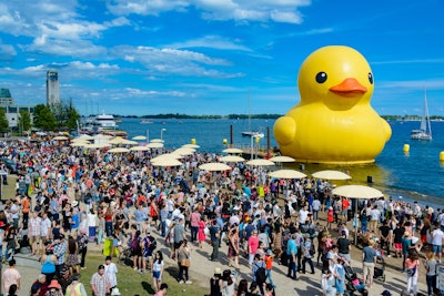 'A personal highlight was being able to go inside the duck, which was a very unique experience that I won't soon forget!' she says.