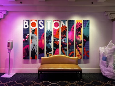 Edgefactory took inspiration from the rich history of this year’s meeting location and blended it with a modern twist.