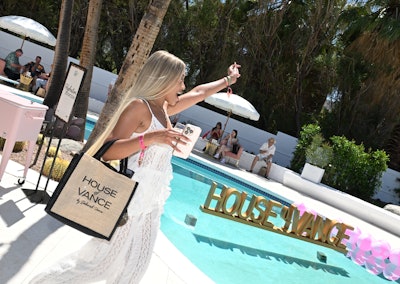 Guests could also purchase limited-edition Hacks swag, explore curated wardrobe displays showcasing Deborah’s iconic looks from past and present seasons, and participate in tarot readings and portrait stations. Viva Las Vegas vibes (a nod to Deborah’s roots) were also present with blackjack tables with exclusive Hacks-branded cards offering fans a chance to win special prizes.