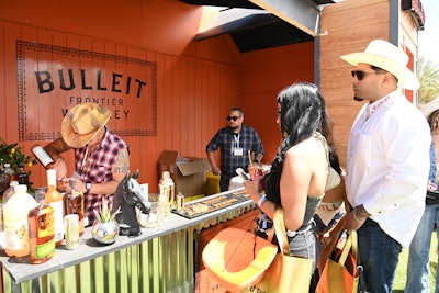 Bulleit Whiskey served bold, smoky bourbon cocktails throughout the event, setting the tone for a lineup of elevated pours that included margaritas and palomas by 21 Seeds Tequila; sparkling mead from LIXIR of the Gods; and refreshing, gluten-reduced Mexican lagers by Beer Girl. Coca-Cola hosted a VIP lounge, serving orange cream Coca-Cola floats in a stylish branded setting complete with a 360-degree photo booth, premium swag, and curated gifting. Other vendors included Fever-Tree, which put a spin on classic espresso martinis; Chinola Fruit Liqueur, which served up passion fruit snow cones; Simply Pop, which offered gut-friendly, zero-sugar sodas; and SmartWater and Vitaminwater, which hosted hydration stations.