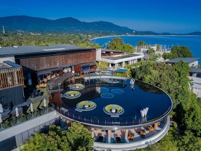 W Koh Samui is a 30-square-mile tropical haven set on a private stretch of white sand between Maenam and Bo Phut beaches. “W PRESENTS Retreat is an opportunity to deepen connections within the music community through shared appreciation for culture and connection,” explains LP Giobbi. “This retreat showcases global musical talent through the unique lens of W Hotels against Thailand’s striking backdrop.”