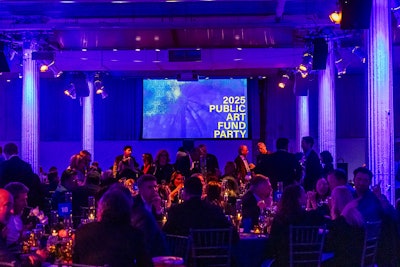 This year's spring benefit included a 360-person seated dinner.