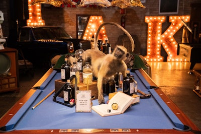 The event told Monkey 47's story, which originates in the German Black Forest—”The Schwarzwald”—that’s home to 47 botanicals the gin is made with.