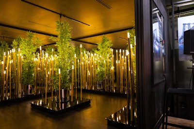 There's also a hidden, immersive bamboo light garden for guests to explore. The pop-up—which is open all month—was produced by Czarnowski.