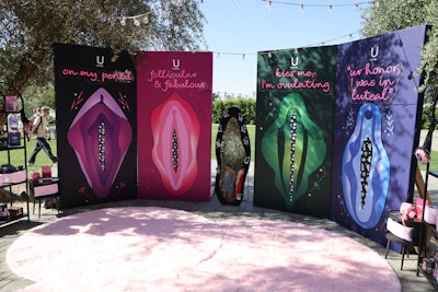 The space featured a number of fun brand activations from the likes of U by Kotex, PATRÓN Tequila, Raw Sugar, Hunter Boots, Vince Camuto, High Noon, Josh Cellars Seaswept, Palmer’s, and Frye.