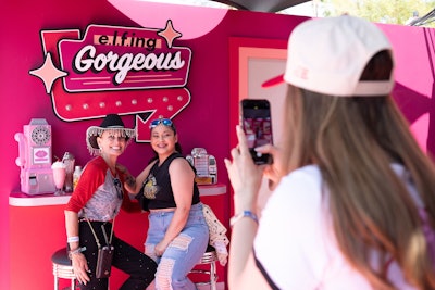 There was also a photo booth, along with multiple glam station photo opportunities.