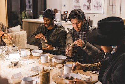 Influencers could also spend time blending essential oils and herbal teas or experiencing sound healing. Journaling was also encouraged throughout the retreat, allowing attendees to map out personal and professional financial goals.