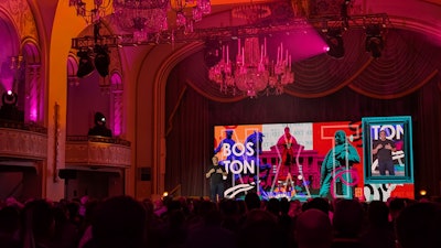 The event took over 300 hours of design work from a team of four graphic design artists.