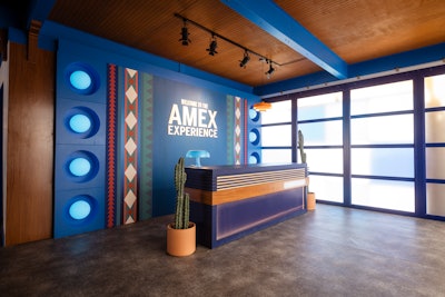 Guests could explore a workshop at the Amex Experience, where they could personalize select merch items with festival-inspired charms.