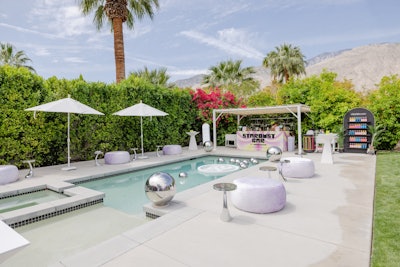 Guests could rest, reset, and recharge by the pool.