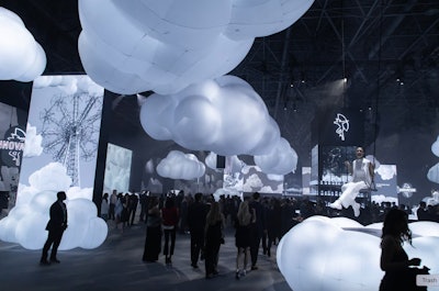 David Stark is no stranger to finding inspiration in unexpected places. Case in point: last year's Robin Hood Big Benefit. 'The clouds in the sky and the view of NYC from above were our initial inspiration,' said Stark. 'As the evening focused on the foundation's interest in AI and other innovations to fight poverty in NYC, our clouds were an apt metaphor for being digitally 'in the cloud' as well—a springboard to a wider conversation during the evening's dynamic program.'