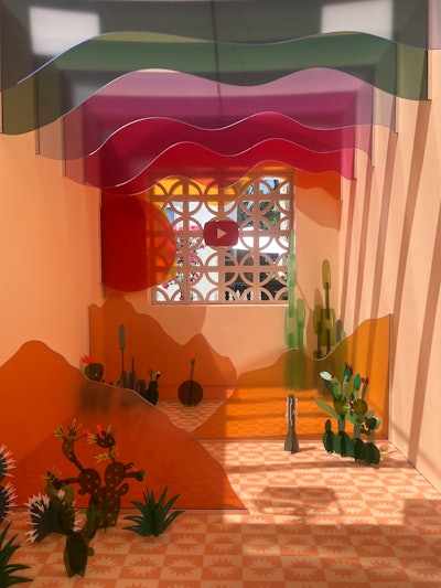 The rear of the activation featured two private creator content studios, where Coachella artists and YouTube creators showed up to shoot videos, post content, and glam out in a photo booth by @boothbybrant.