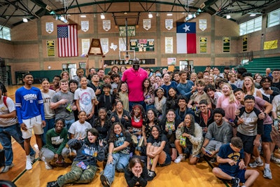 Shaq’s High School Visit
