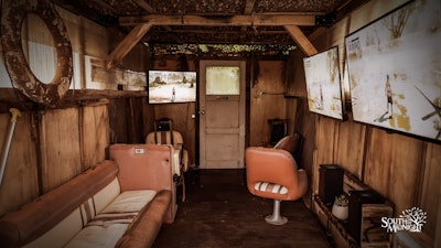 Inside the jaws of Two-Toed Tom—a 40-foot recreation of the game's mythical beast—attendees found a fully equipped Xbox gaming lounge where they could experience the game in an atmosphere straight out of its haunting Deep South setting.