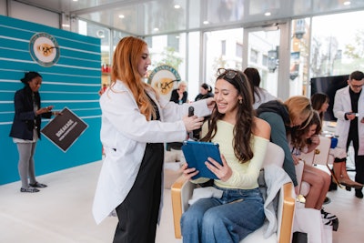 Highlights included a mugshot-style photo wall, where guests “confessed” their biggest hair crimes; expert consultations offering personalized repair solutions using the new Bond Protein Repair system; a 360-degree photo booth and content capture opportunities; and full-size product sampling.
