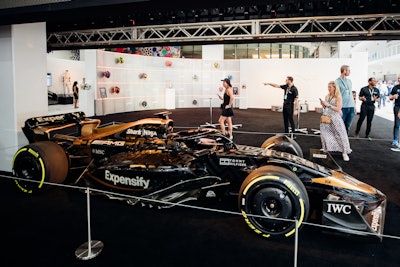 Following its May 1 announcement, F1 the movie and F1 The Album activated throughout the weekend in the Paddock to support its official announcement and launch. An exclusive and immersive experience brought the film’s fictional elements to life. Guests listened to the soundtrack, played interactive games, raced simulators, and more.