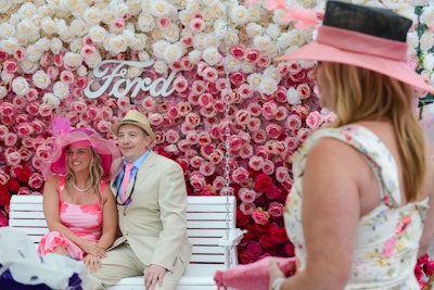 The auto company hosted themed activations at key locations, including in the Paddock Plaza and at the VIP Gate.