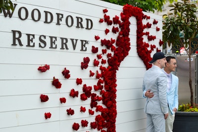Woodford Reserve hosted another floral moment in the Paddock Plaza.