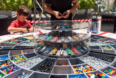 More than 2,500 people attended and were able to create and customize their own LEGO car, put it to the test in a wind tunnel simulator, compete on the LEGO Thrill City racetrack, and snap a photo for their official LEGO driver’s license.