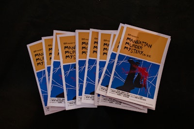 Printed programs also helped set the tone for the theatrical event.
