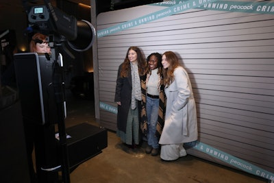 The experience wasn’t complete without a photo op fit for a true crime fan. Peacock worked with Jack Morton Worldwide to bring the immersive—and surprisingly soothing—concept to life.