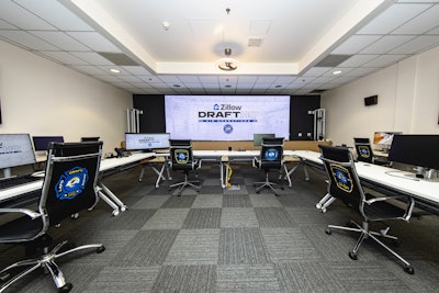 'Partnering with LAFD Air Operations to host our 2025 Zillow Draft HQ was about more than just a unique location—it was a tribute and love letter to the hometown heroes of Los Angeles,' said Rams chief marketing officer Kathryn Kai-ling Frederick. 'The idea sparked from our desire to spotlight the bravery and service of first responders after the January wildfires, and after visiting LAFD Air Ops and watching the valiant work of their team, we knew it was the right place to bring this idea to life.”