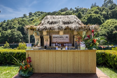 To celebrate the return of Bachelor in Paradise this summer, the Get Real House featured a branded tiki bar.
