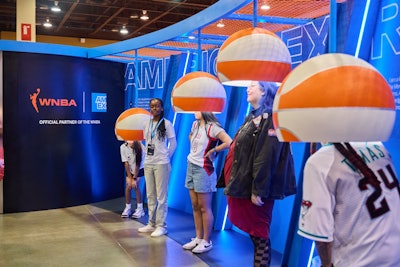 American Express returned to host The Amex Experience during this year's WNBA All-Star Weekend. The immersive experience celebrated WNBA fandom and women’s sports.