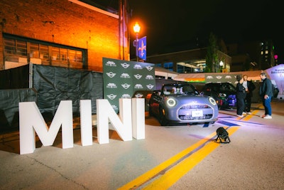 Mini Cooper hosted a vehicle display and photo moment and offered guests the chance to win two VIP passes to Club SI at the Kentucky Derby.
